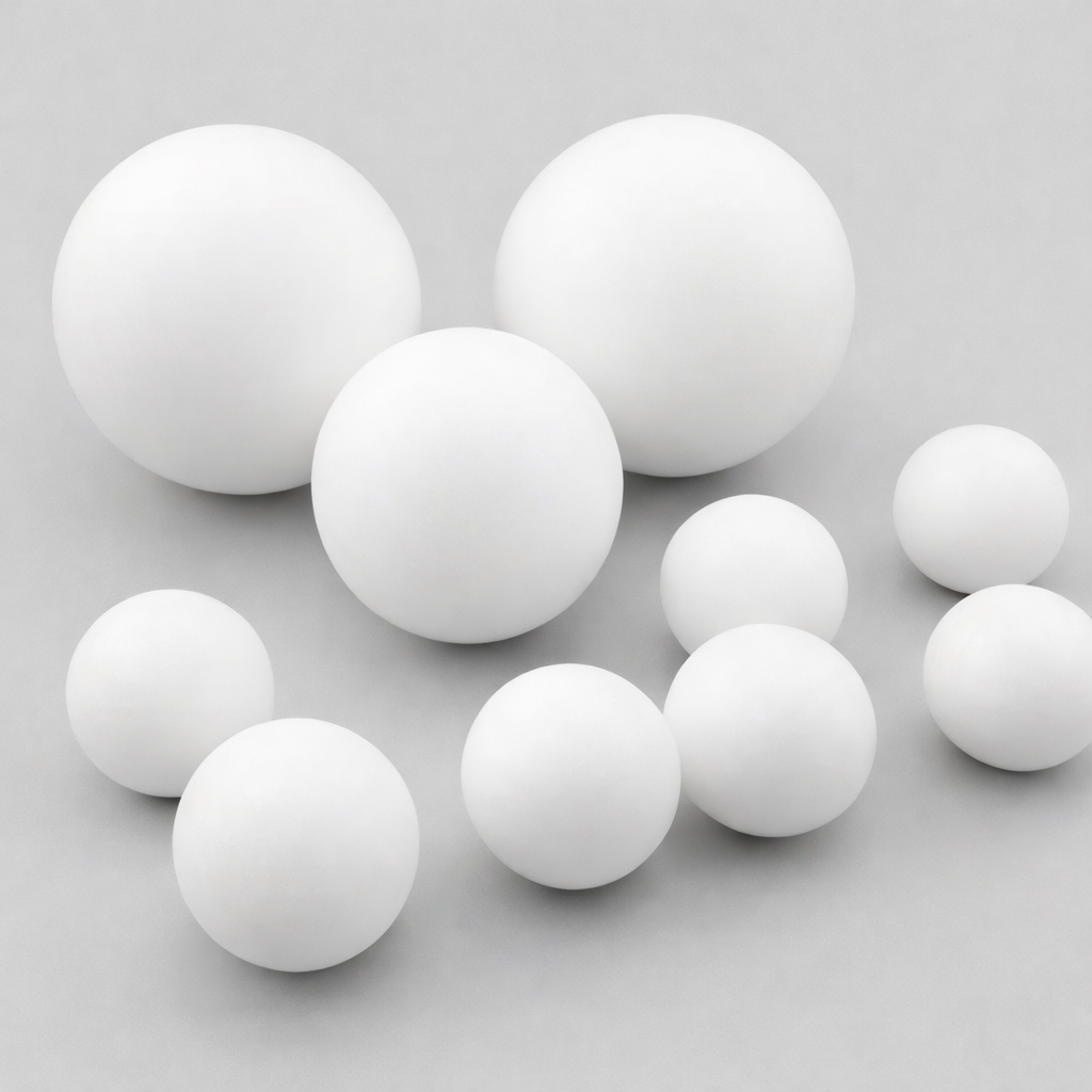 PTFE balls and specialty parts