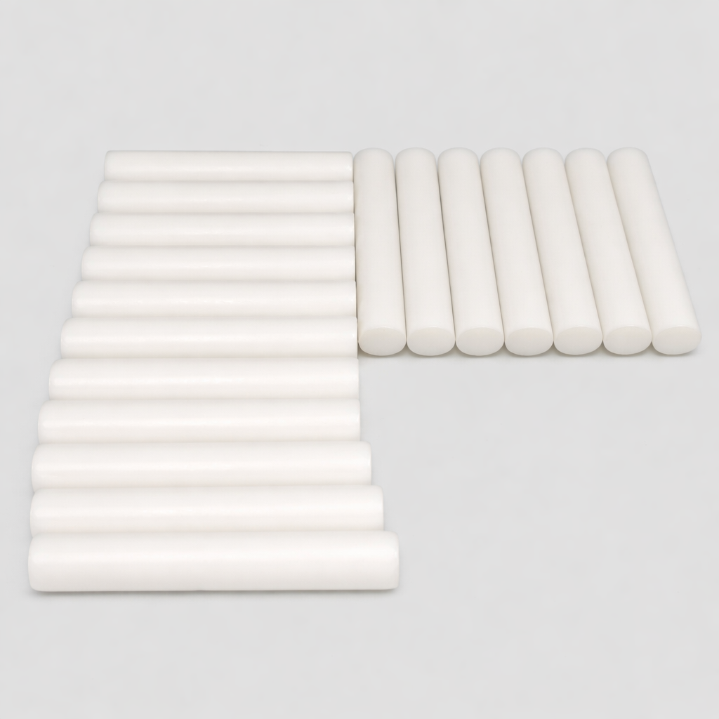 PTFE rods in various diameters